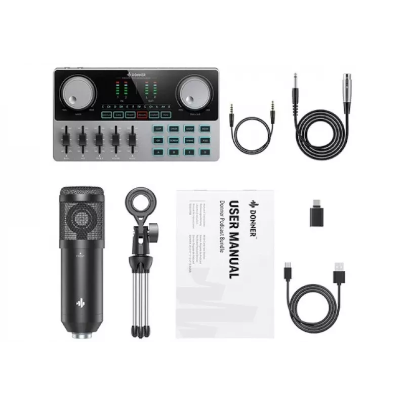 Donner Podcast Starter Kit - podcast recording kit