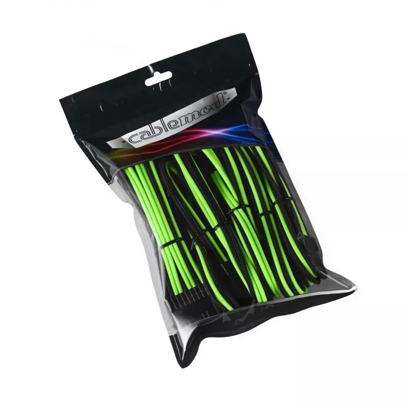 Internal Power Cable Cablemod CM-PCAB-BKIT-NKKLG-3PK-R Black Green