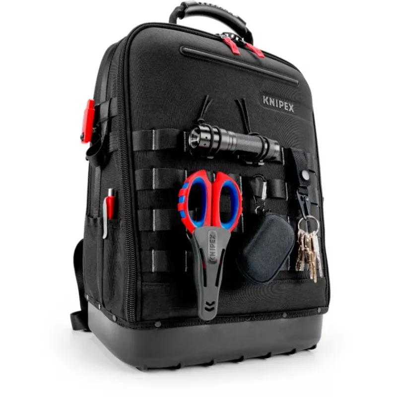 Tool Bag Knipex X18 37 Pockets Black Red Fabric Plastic