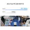 USB Wi‑Fi Adapter MERCUSYS MA14N — USB Type‑A, 2.4 GHz Single‑Band, up to 287 Mb/s, Black