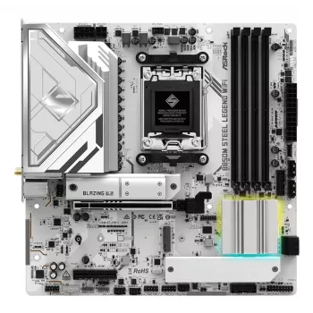 Motherboard ASRock B850M Steel Legend WiFi — AMD B850, Socket AM5, microATX, DDR5, 4 DIMM, Wi‑Fi 7, 2.5Gb LAN