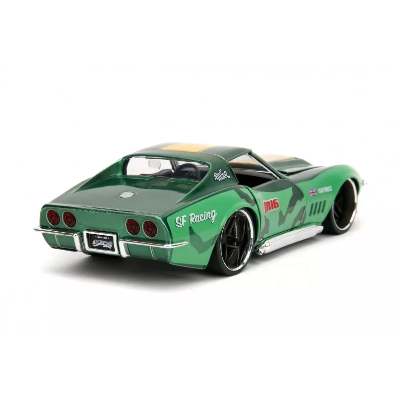 Car Jada Toys Street Fighter 1969 Chevrolet 1:24 Metal Green