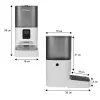 GreenBlue GB393 Automatic Pet Food Dispenser, 6 L, USB 5V/1A, White
