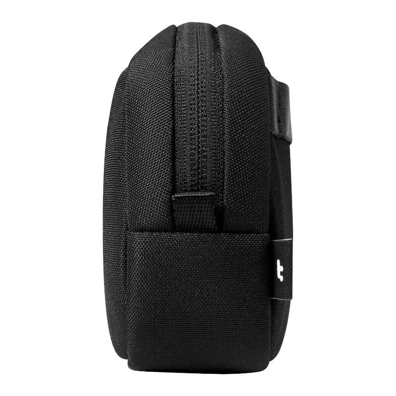 Accessory pouch Tomtoc Light-T12 by Tomtoc (black) — compact organizer for cables and small tech