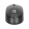 Manhattan Performance III Wireless Mouse, Black, 1000dpi, 2.4Ghz (up to 10m), USB, Optical, Ambidextrous, Three Button with Scroll Wheel, USB nano receiver, AA battery (not included), Low friction base, Three Year Warranty