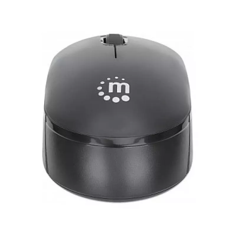 Manhattan Performance III Wireless Mouse, Black, 1000dpi, 2.4Ghz (up to 10m), USB, Optical, Ambidextrous, Three Button with Scroll Wheel, USB nano receiver, AA battery (not included), Low friction base, Three Year Warranty