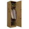 Topeshop SD-50 ARTISAN KPL bedroom wardrobe/closet 5 shelves 1 door(s) Oak