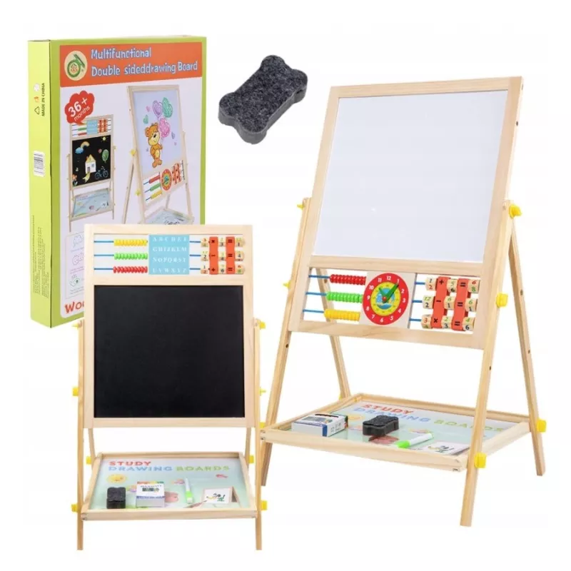 Double-sided Extralink EX.32976 board — chalk and magnetic dry-erase surfaces