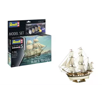 Plastic model kit REVELL Revell H.M.S. Beagle — scale not specified, assembly model ship