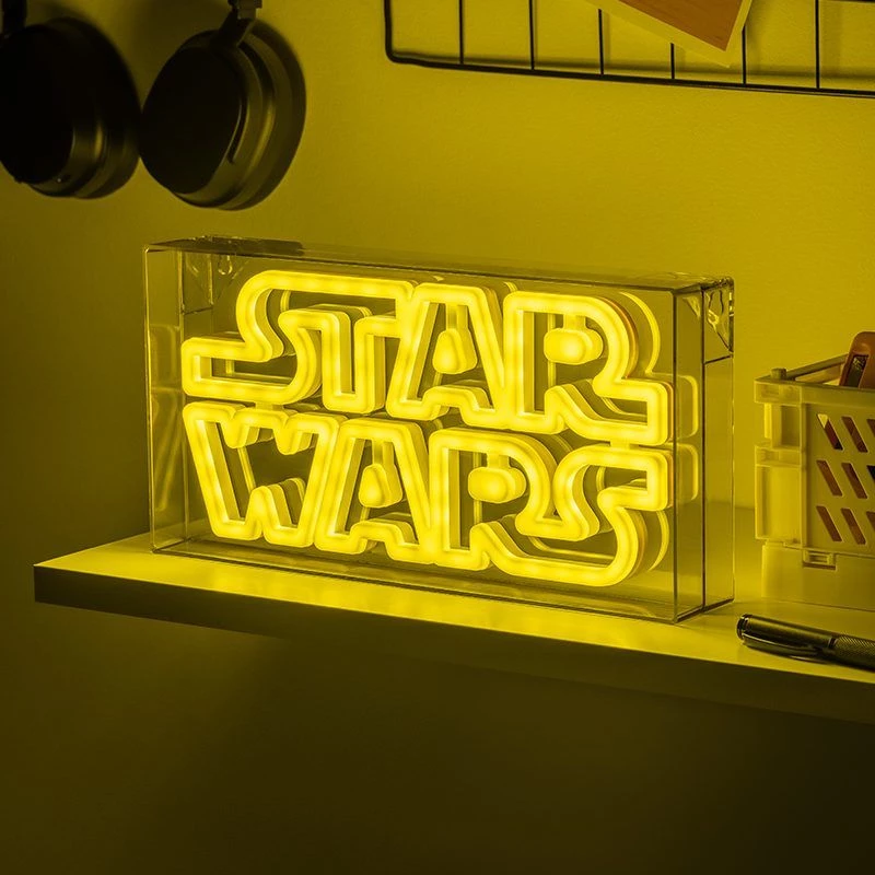 LED neon light Paladone Star Wars design PP13123SW — decorative LED sign for wall or shelf
