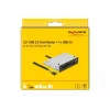 DeLOCK 91708 Card Reader USB 2.0 Internal Black Grey CF SD MicroSD