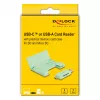 Card Reader DeLOCK 91015 USB 3.2 Gen 1 Type-A/Type-C Mint