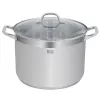 Round Stainless Steel Pot Resto Kitchenware Libra 1.9 L