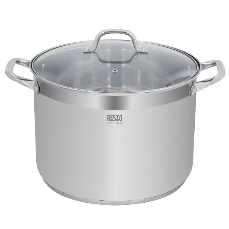 Round Stainless Steel Pot Resto Kitchenware Libra 1.9 L