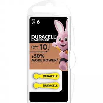 Single-use battery Duracell DA10