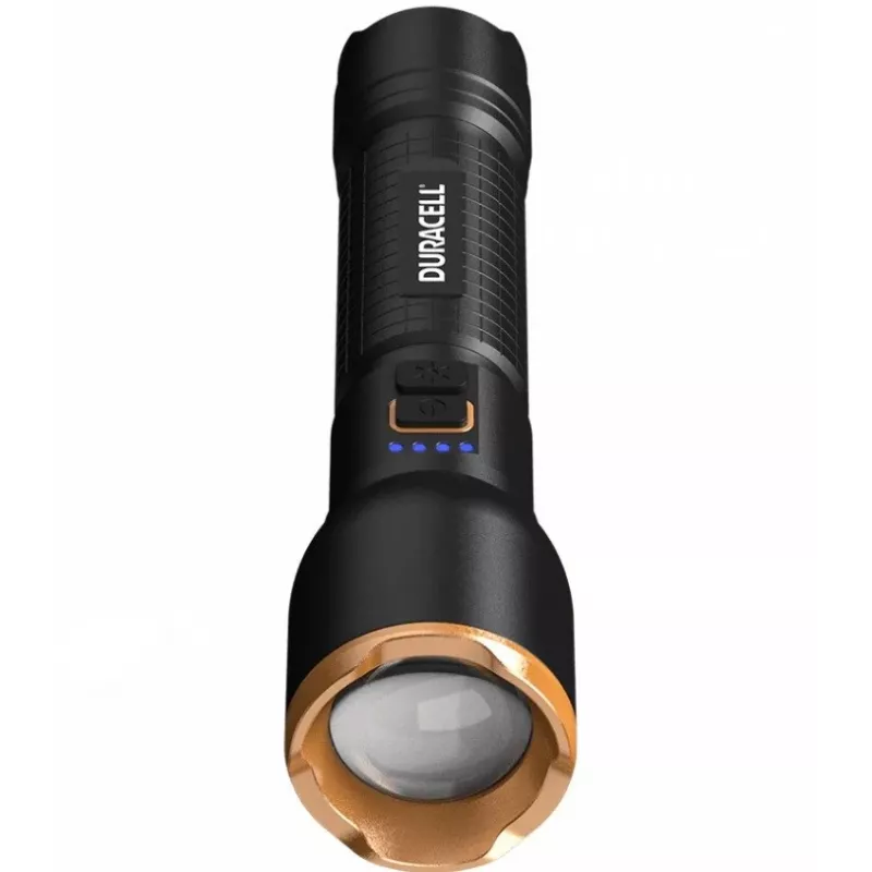 Flashlight Duracell DF3000R, black