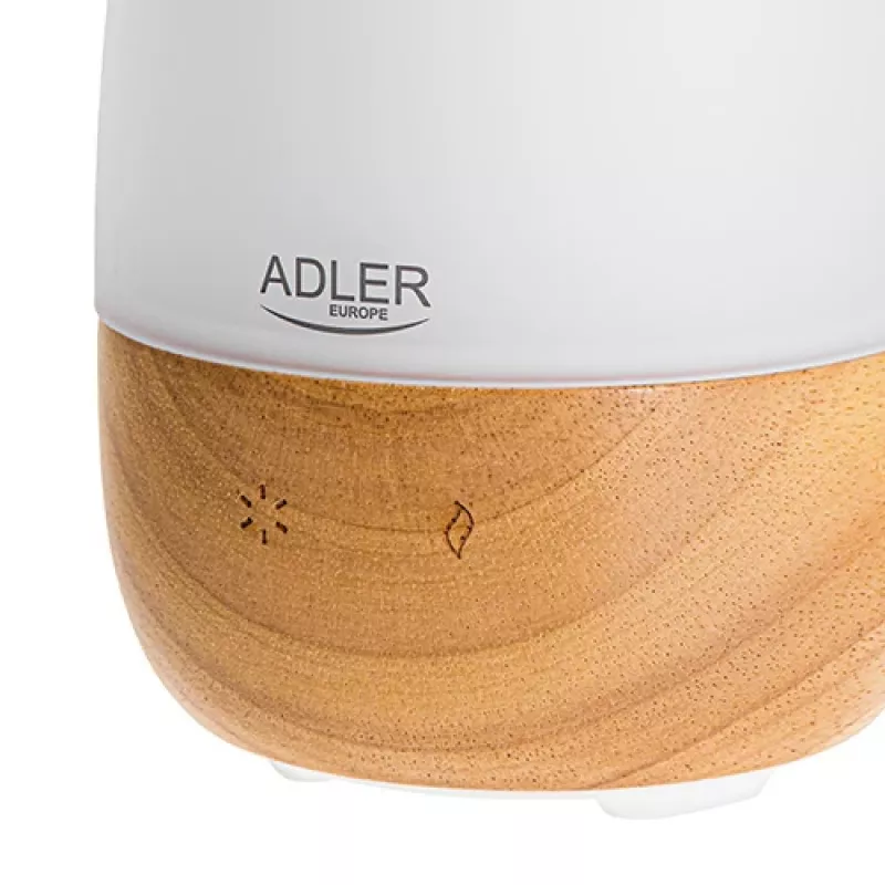 Aroma diffuser Adler AD 7967 — ultrasonic, for rooms up to 25 m², brown/white