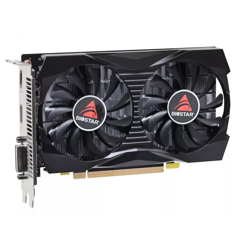 Discrete Graphics Card BIOSTAR GeForce GTX 1050 4 GB GDDR5, 1455 MHz boost, 128-bit, PCIe 3.0, 2 fans