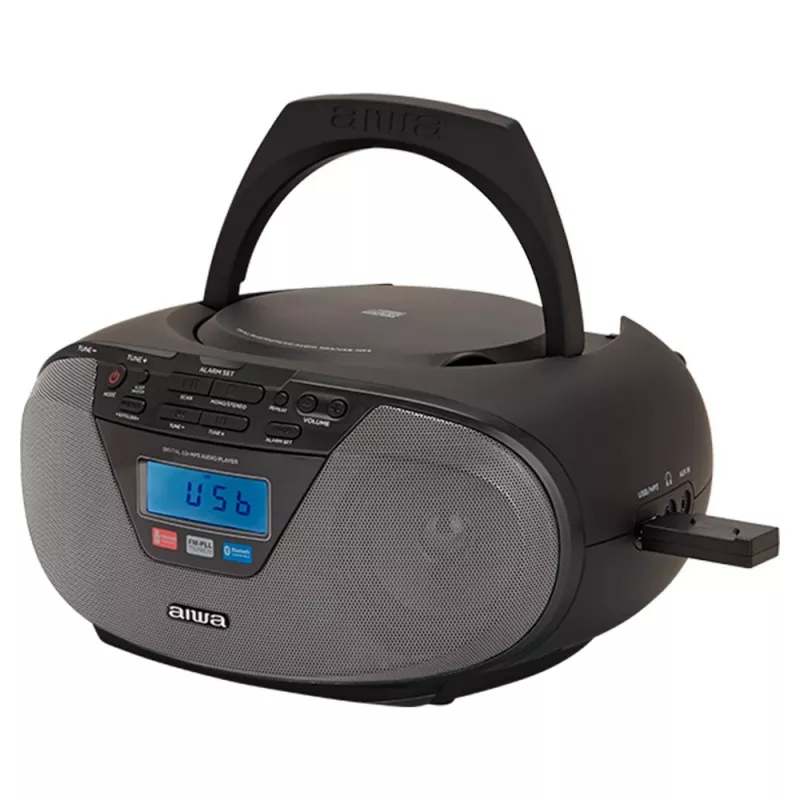 Audio Micro System Aiwa BBTU-400BK, CD/MP3/FM-PLL/BT Player (Black)