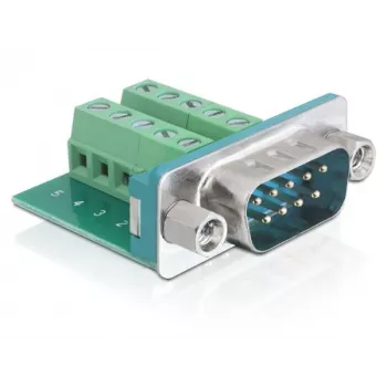 D-Sub Connector DeLOCK 65269 Green Silver