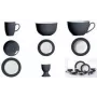 Porcelain muesli bowl ritzenhoff & breker DOPPIO ANTHRAZIT, height 80 mm, dishwasher safe