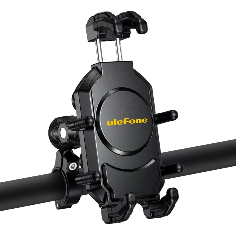 Passive holder UleFone Armor Mount Pro for mobile phones — bracket mount, for bicycle and scooter, black