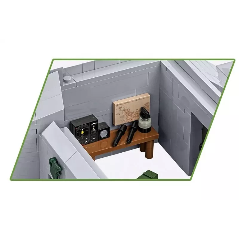 Construction Set Cobi German Bunker Regelbau 667/642 model COBI-3136 – detailed brick kit