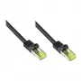 Good Connections Patch Cable m. Cat.7 Rohk. black 0,15m