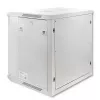 QOLTEC 54485 19-Inch 12U Wall-Mount Rack Cabinet, 600x450x635 mm, Black