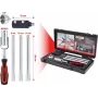 Washbasin Installation Set ks tools 116.2050, 6-piece kit for sink and basin mounting