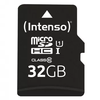 Flash Memory Intenso 32GB microSDHC UHS-I Class 10