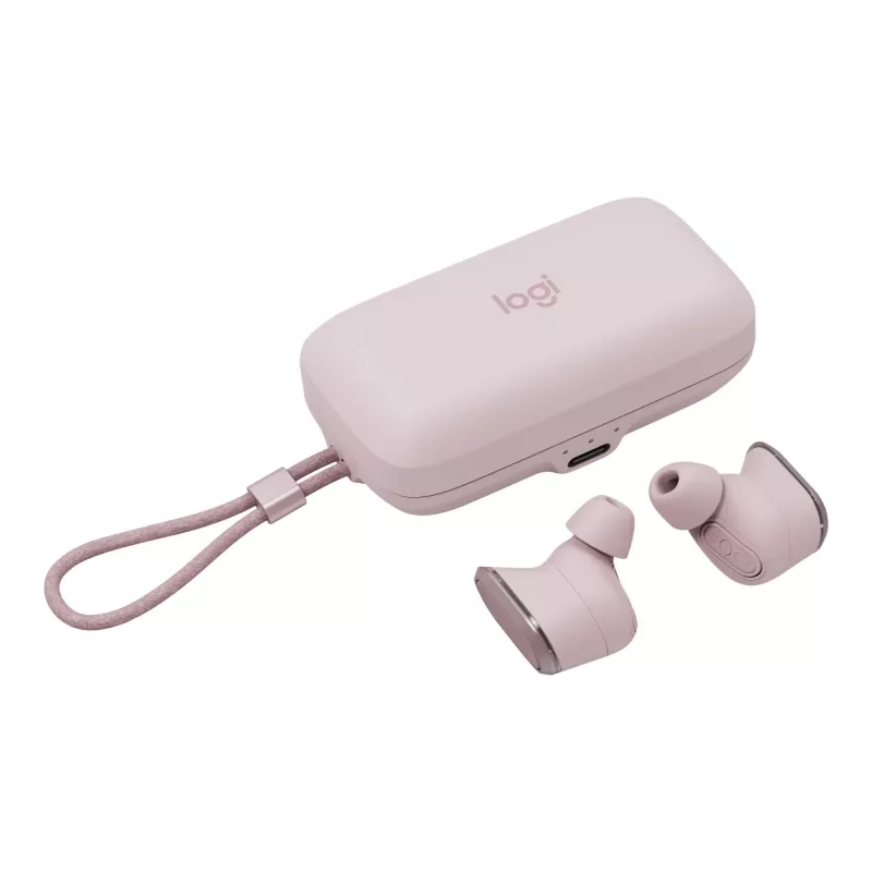 Logitech Zone True Wireless, In-Ear Headphones, ANC, Rosé, pink, In-Ear, Bluetooth, 985-001090