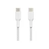 Belkin BOOST CHARGE - USB Cable - 24 pin USB-C (M) to 24 pin USB-C (M) - USB 2.0 - 2 m - White