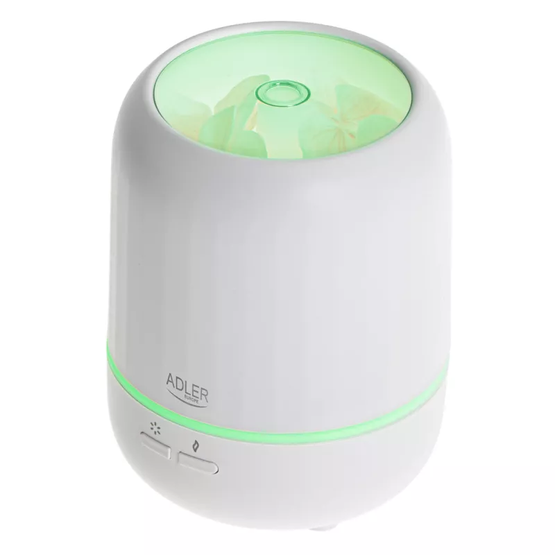 Ultrasonic aroma diffuser Adler AD 7968 — white, for rooms up to 25 m²