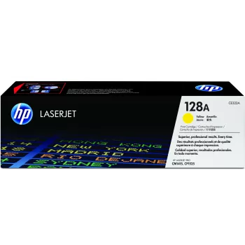 HP 128A Yellow Original LaserJet Toner Cartridge, 1300 pages, Yellow, 1 pc(s)