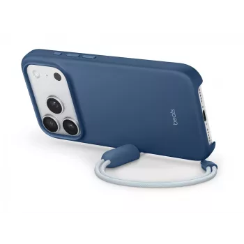 Protective Kickstand Case for iPhone 17 Pro by Apple Beats — MagSafe, Camera Control, fits 6.3 inch screen, Bedrock Blue (Pink)