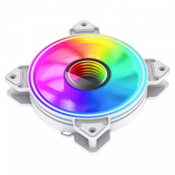 Gamemax | Case fan | DUAL RING INFINITY | White