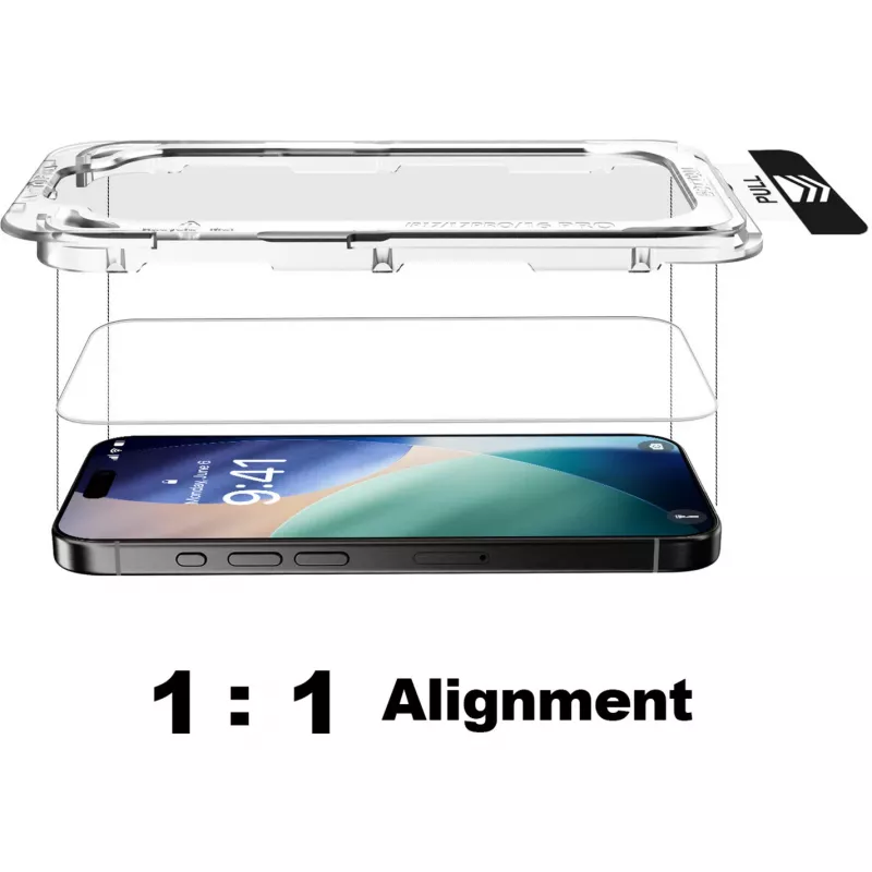 NEVOGLASS, Screen Protector Transparent, iPhone 17 Air, with Easy App