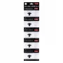 Printer ink roller ActiveJet A-IR40T for inkjet printers, Supreme version, red printing, pack of 5