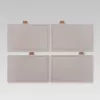 Maestro MR-1412-BEIGE Knife set with block + Cutting board set Beige