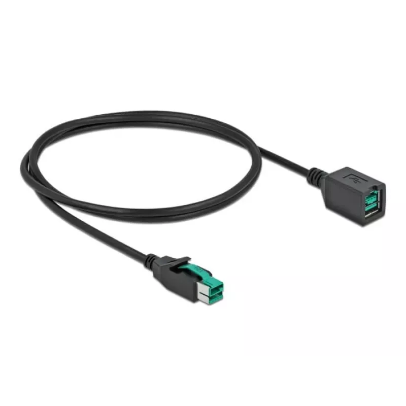 Powered USB extension cable DeLOCK 85980 12 V 1 m