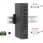 USB hub DELOCK 60687 — 7× USB 2.0 Type-A ports with 15 kV ESD protection