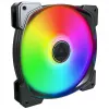 Case fan Montech HP140 ARGB PWM 140mm (pack of 3) — 140mm ARGB PWM cooling fans, 3-pack