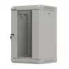 Lanberg WF11-3309-10S 9U Wall-Mount Rack Cabinet 10 inch 300x300 Grey Glass Door