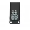 Rack blanking panel Extralink Front Blank Panel 1U 19 inch Black, steel housing