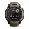 Garmin Instinct 2X Solar Tactical Edition 2.79 cm (1.1) MIP 50 mm Digital 176 x 176 pixels Touchscreen Green GPS (satellite)