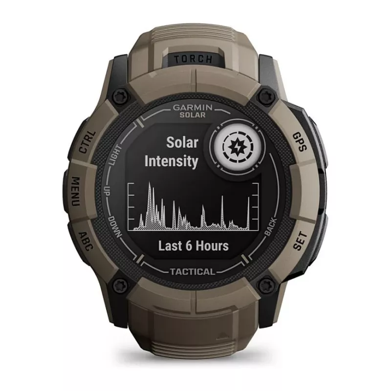 Garmin Instinct 2X Solar Tactical Edition 2.79 cm (1.1) MIP 50 mm Digital 176 x 176 pixels Touchscreen Green GPS (satellite)