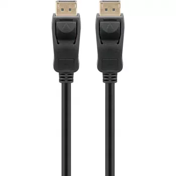 Cable DisplayPort Plug > DisplayPort Plug, 8K / 144Hz (black, 2 Meter, 54 Gbit/s, DisplayPort 2.0 / 2.1)