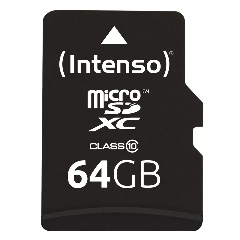 MicroSD Card Intenso 64GB MicroSDXC Class 10