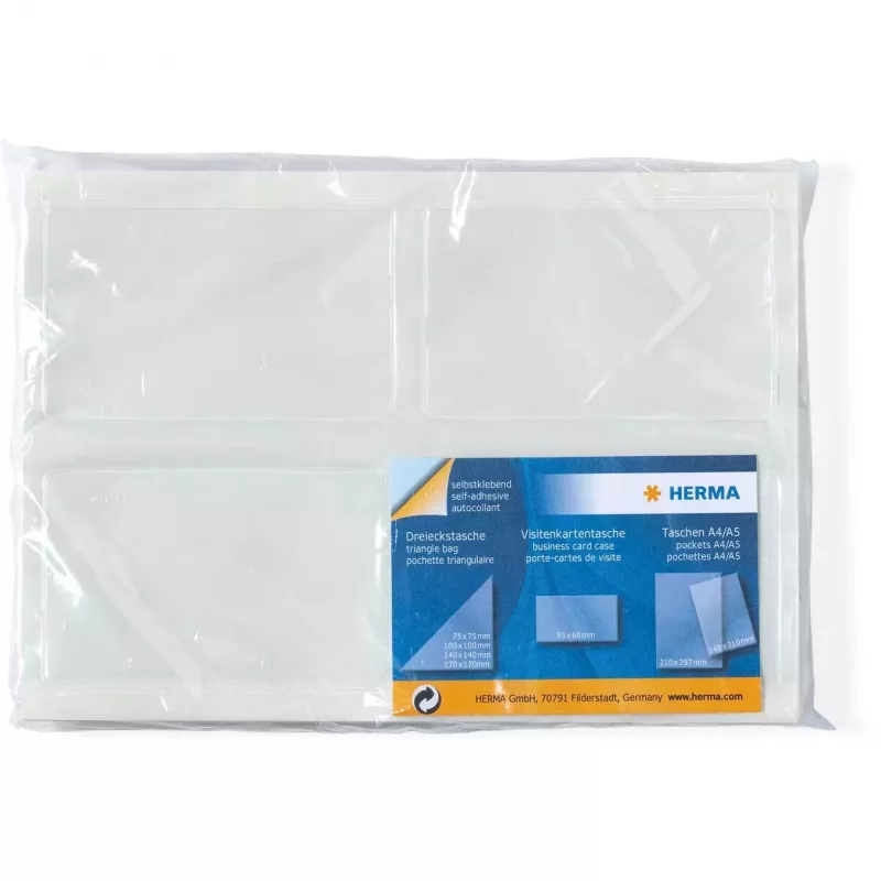 Card pocket HERMA 1422 Transparent 95 x 60 mm